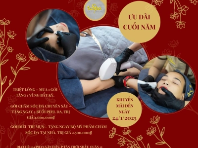ƯU ĐÃI CUỐI NĂM TẠI ISPA BEAUTY & HEALTHY